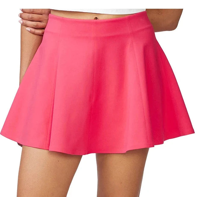 Women's Paneled Performance Skort Solar Pink,Apparel,Thrive Societe,Solar Pink,XS,Tennis Express,TM7254335