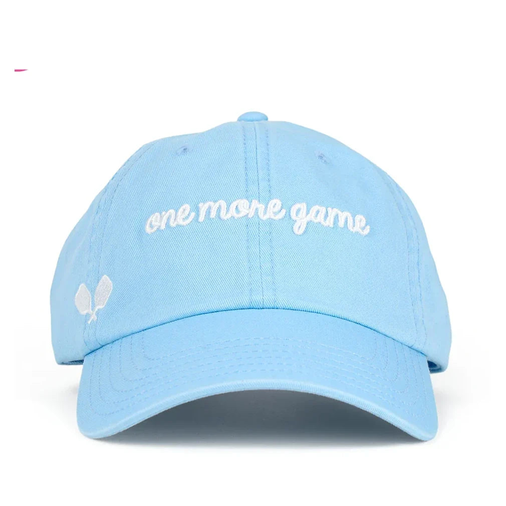 Triple Play Hat Pickleball One More Game-Apparel-Ame and Lulu-TPHPB-LB-Tennis Express