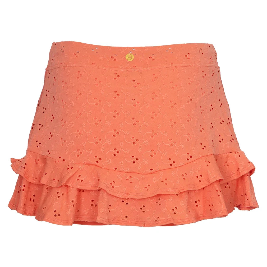 Women's Deuce Tennis Skort Peachberry-Apparel-Bobbe-TRC-DS-2101-1-Tennis Express
