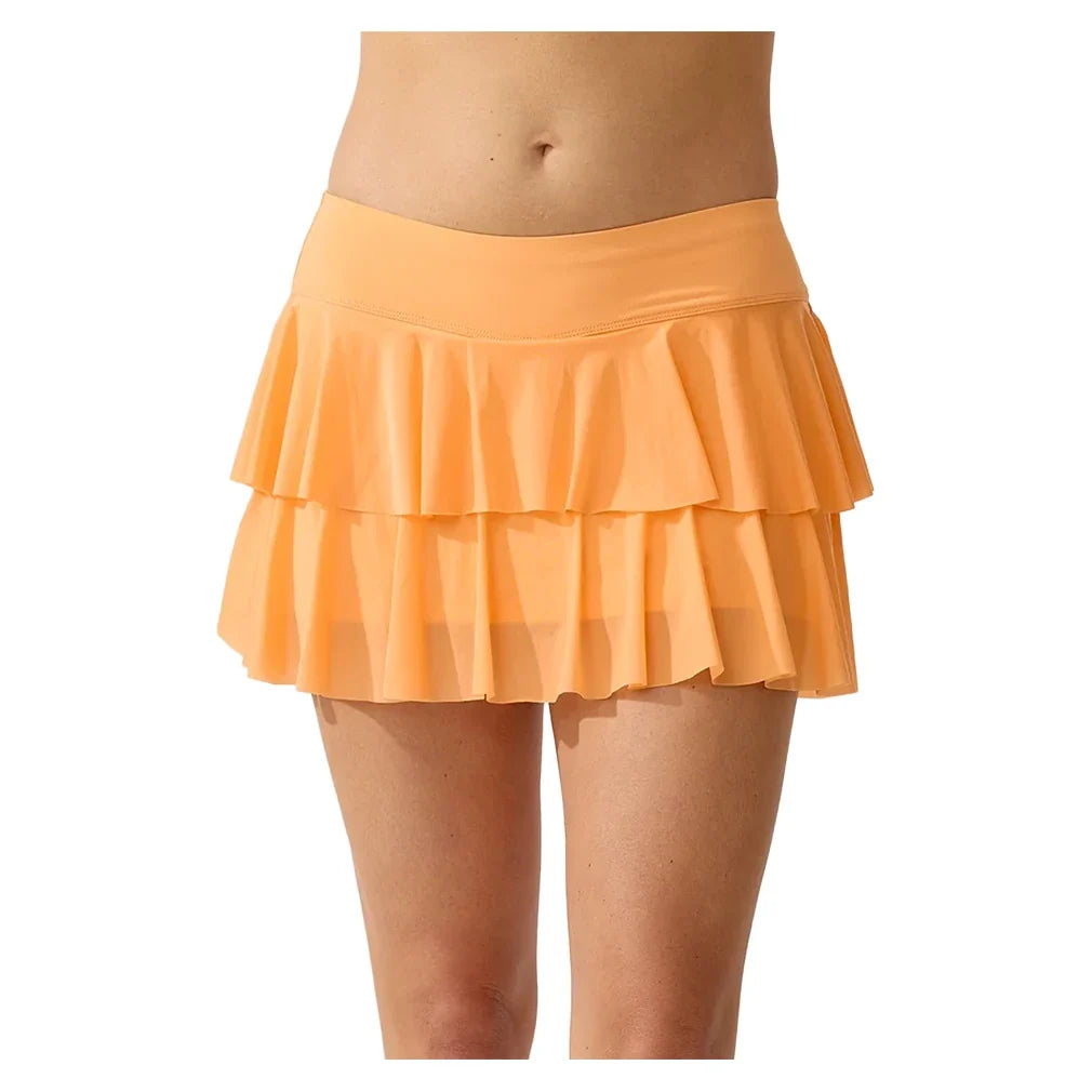 Women's Layer Cake Tennis Skort Peach,Apparel,Bobbe,Peach,XS,Tennis Express,TRC-LCS-2100