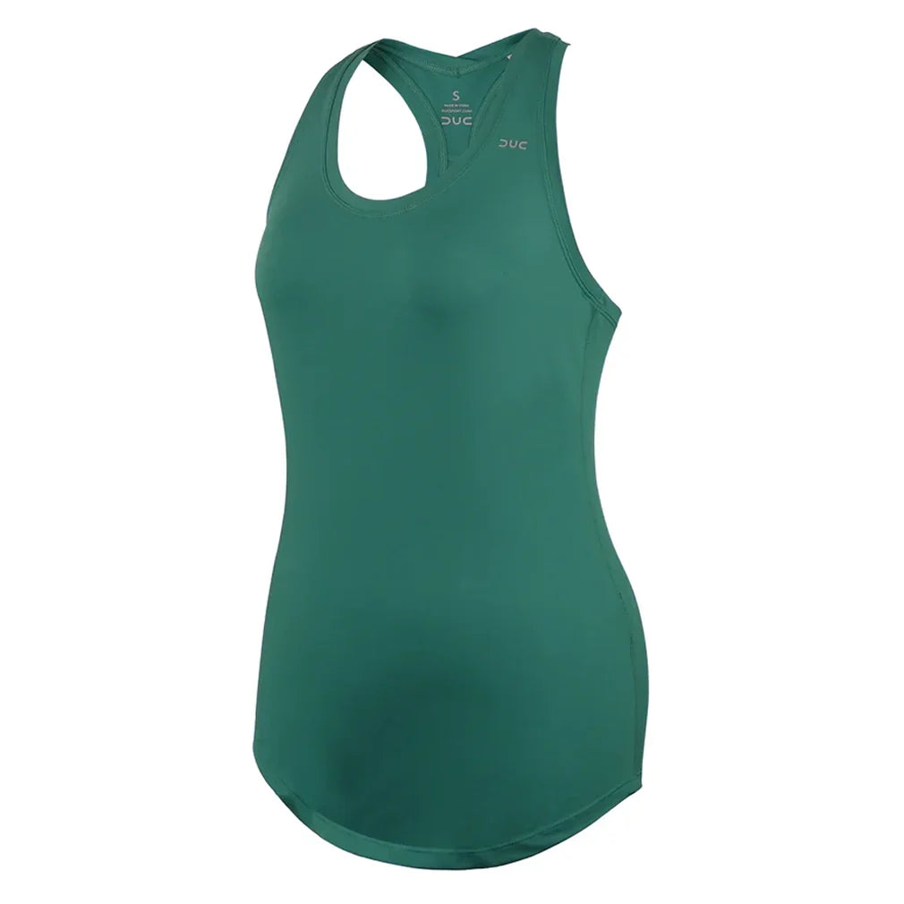 Women's Hailey Racer Tennis Tank-Apparel-Duc-W2206-TEAM-Green-610006Tennis Express