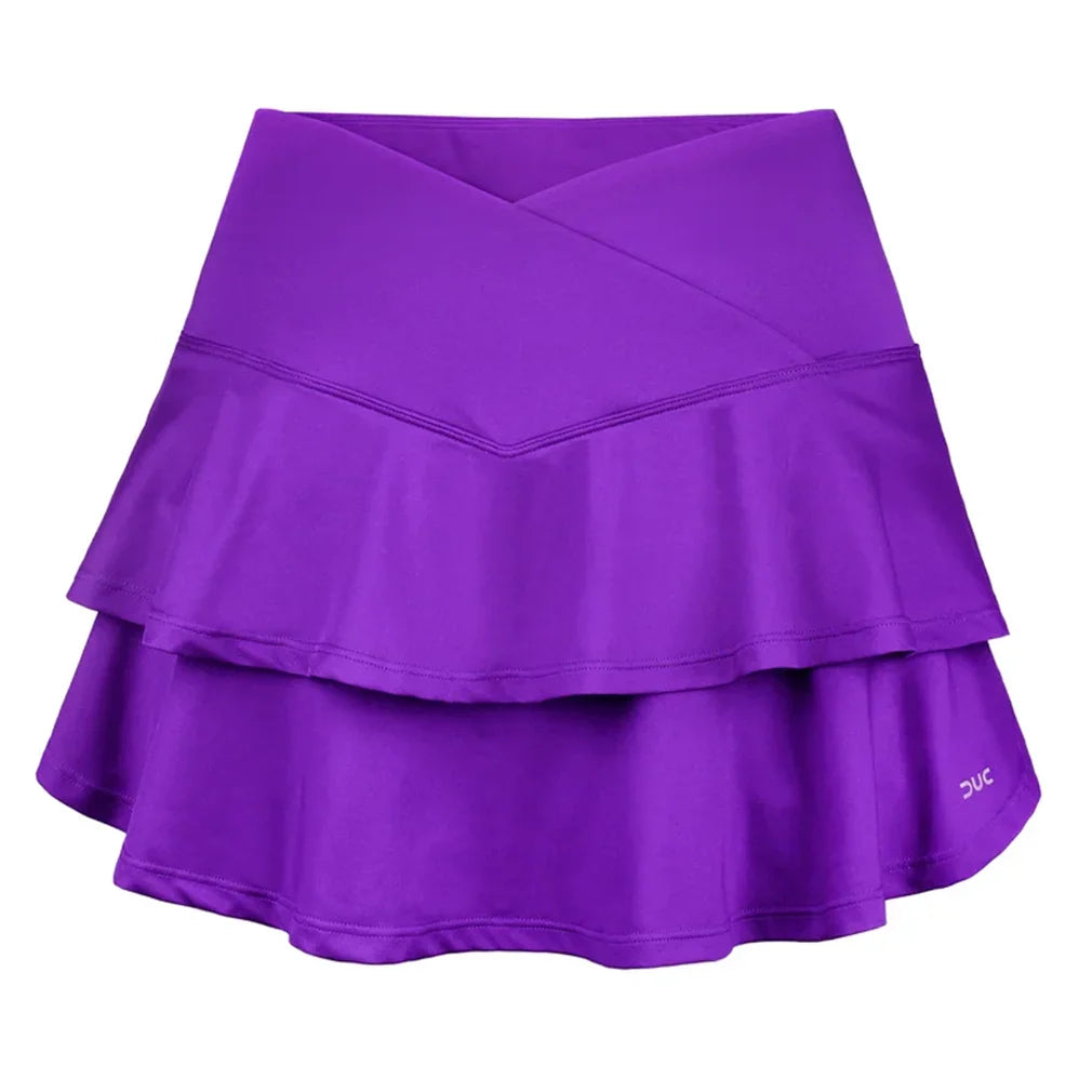 Women's Elevate Cross-Over Flounce Tennis Skort-Apparel-Duc-W2209-TEAM-P-610085Tennis Express