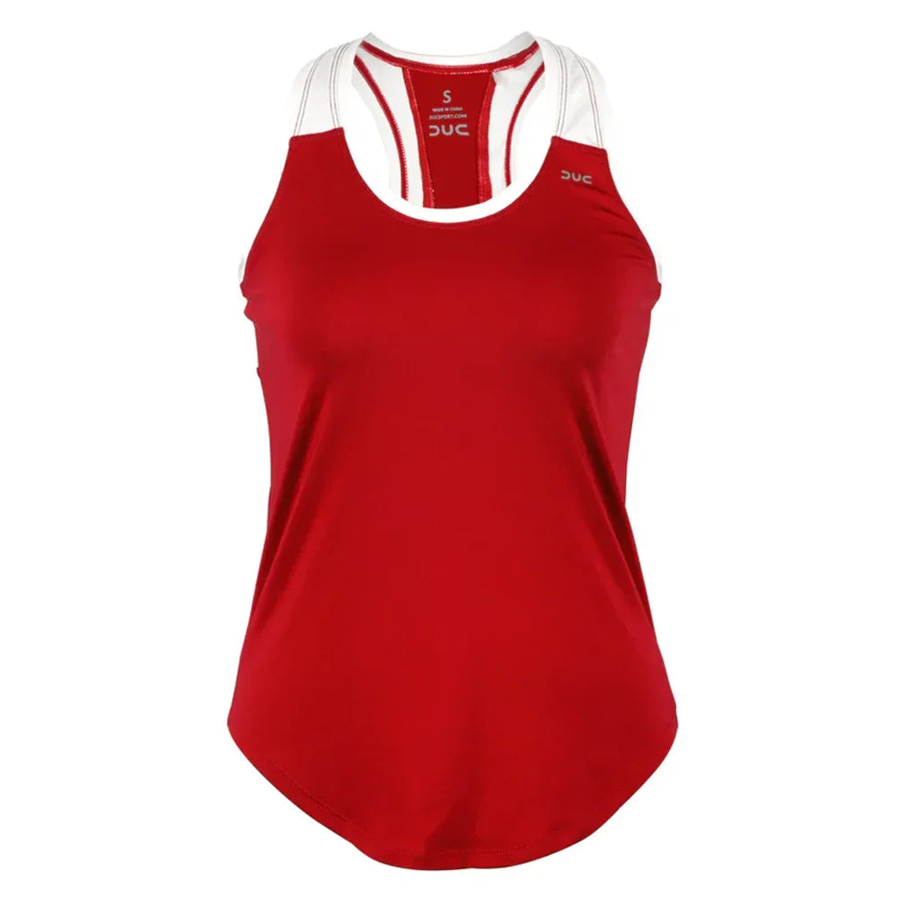 Women's Catalina Racerback Tennis Tank-Apparel-Duc-W2550-TEAM-Red-655734Tennis Express