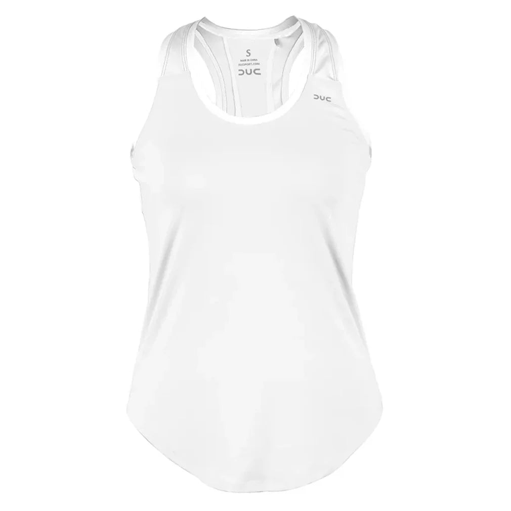 Women's Catalina Racerback Tennis Tank-Apparel-Duc-W2550-TEAM-White-655746Tennis Express