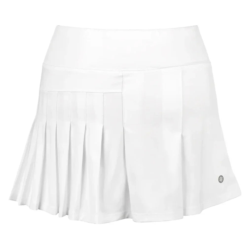 Women's Espresso Knife-Box 13 Inch Tennis Skort-Apparel-Duc-W2552-TEAM-White1-Tennis Express