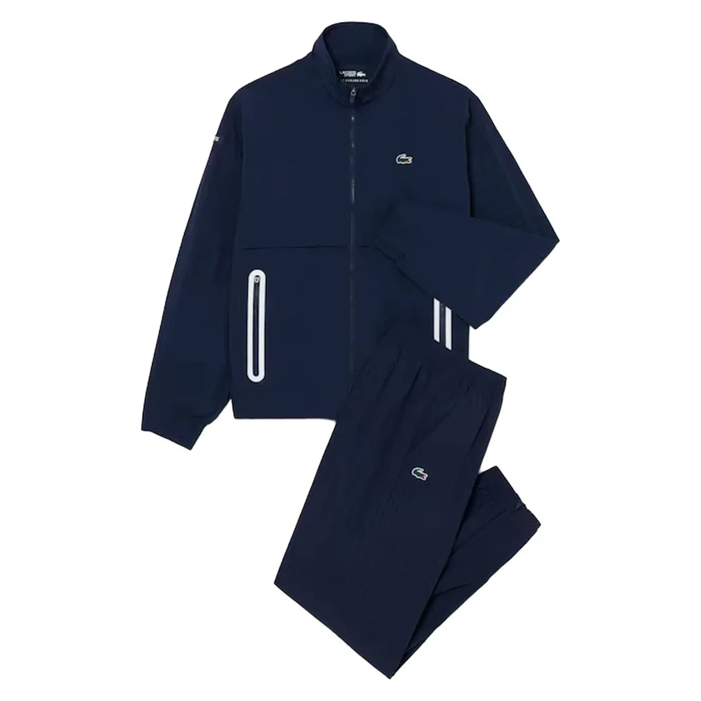 Men's Novak Djokovic Tennis Tracksuit Navy-Apparel-Lacoste-WH9971-166-Tennis Express