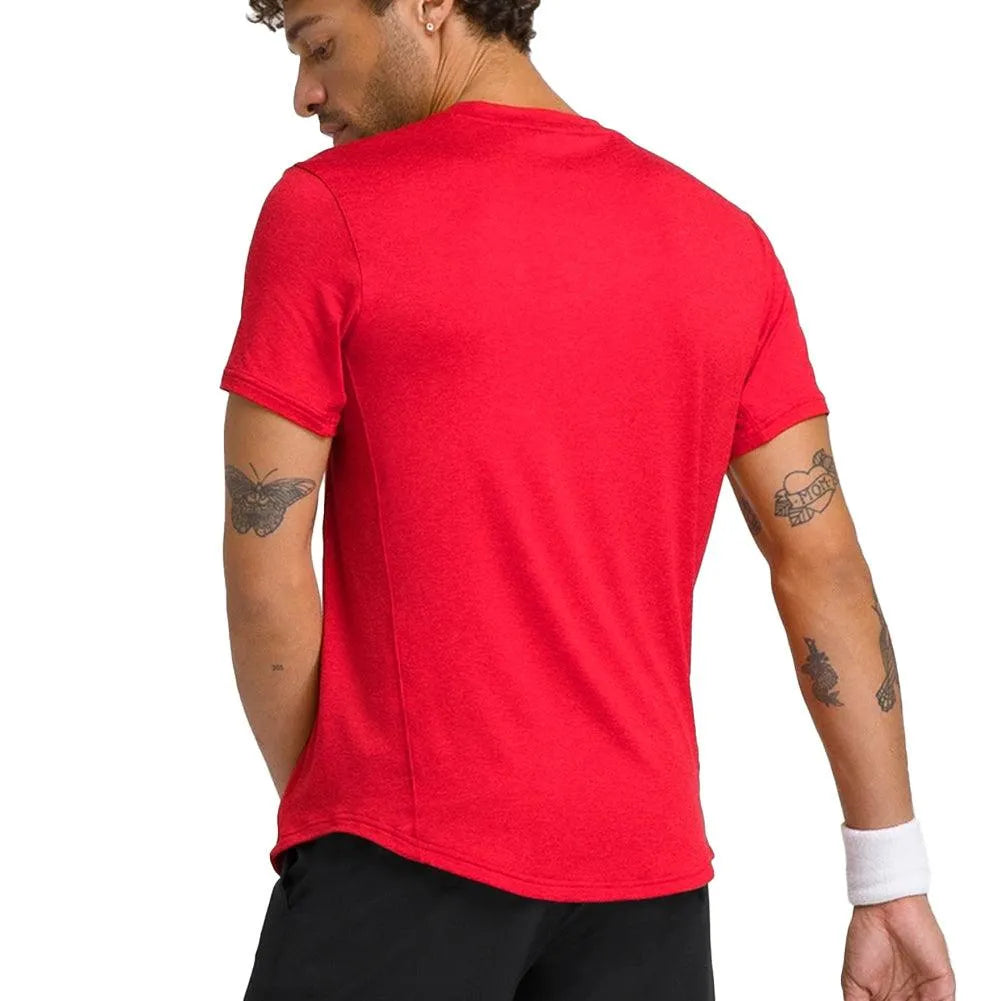 Men's Everyday Performance Tennis Tee Infrared-Apparel-Wilson-WM00011511-1-Tennis Express
