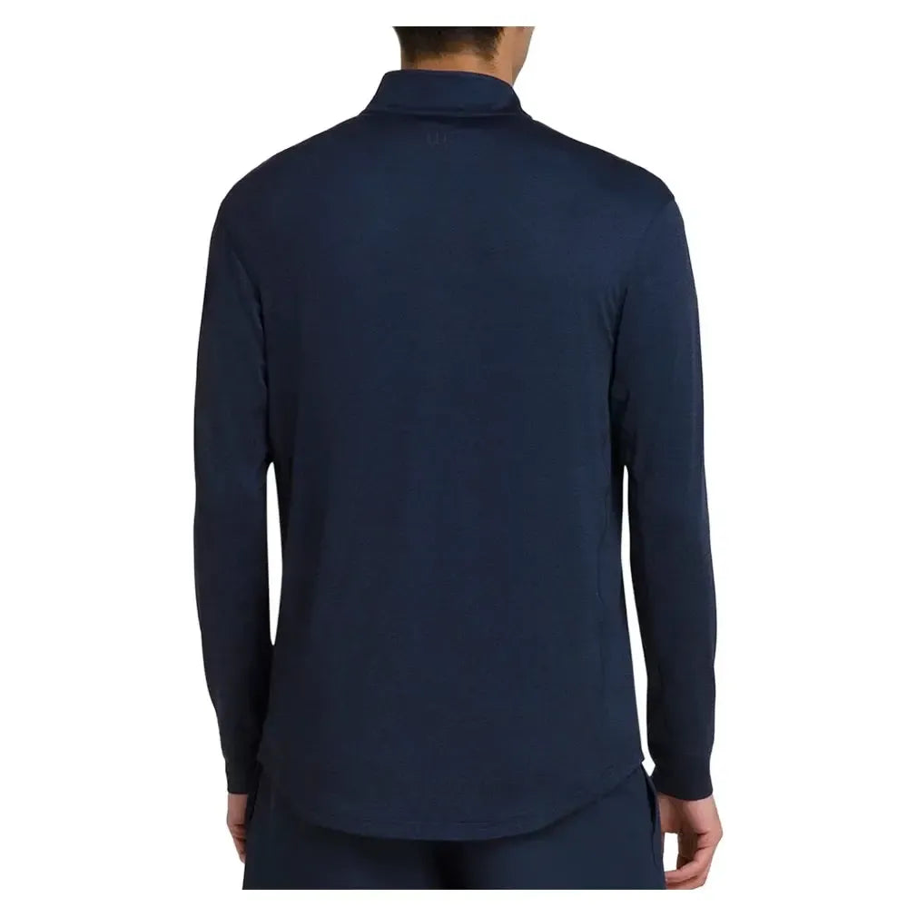 Men's Everyday Performance Half-Zip Classic Navy-Apparel-Wilson-WM00305411-DBCB-1-Tennis Express