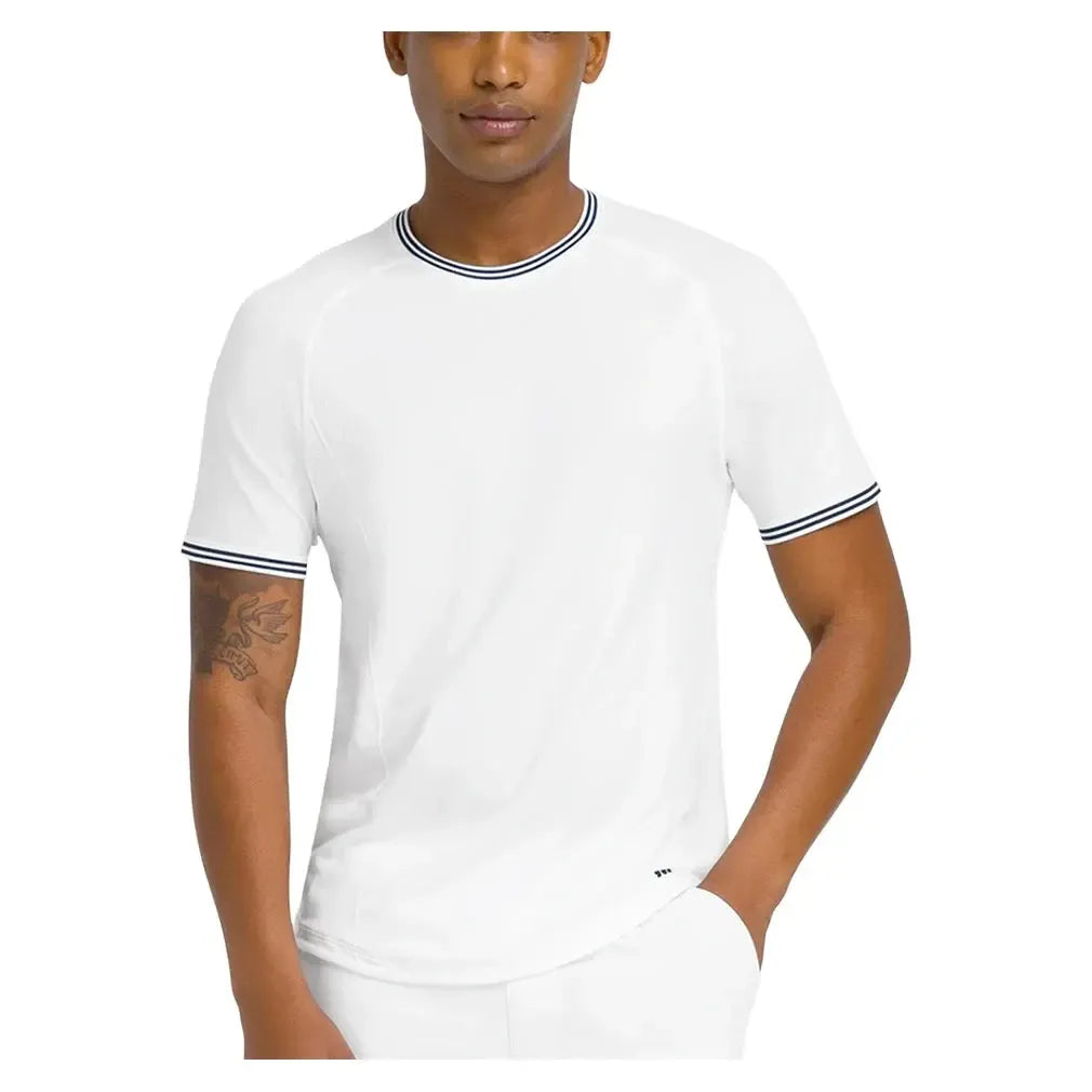 Men's Court Performance Tennis Crew-Apparel-Wilson-WM00310511-W-Tennis Express