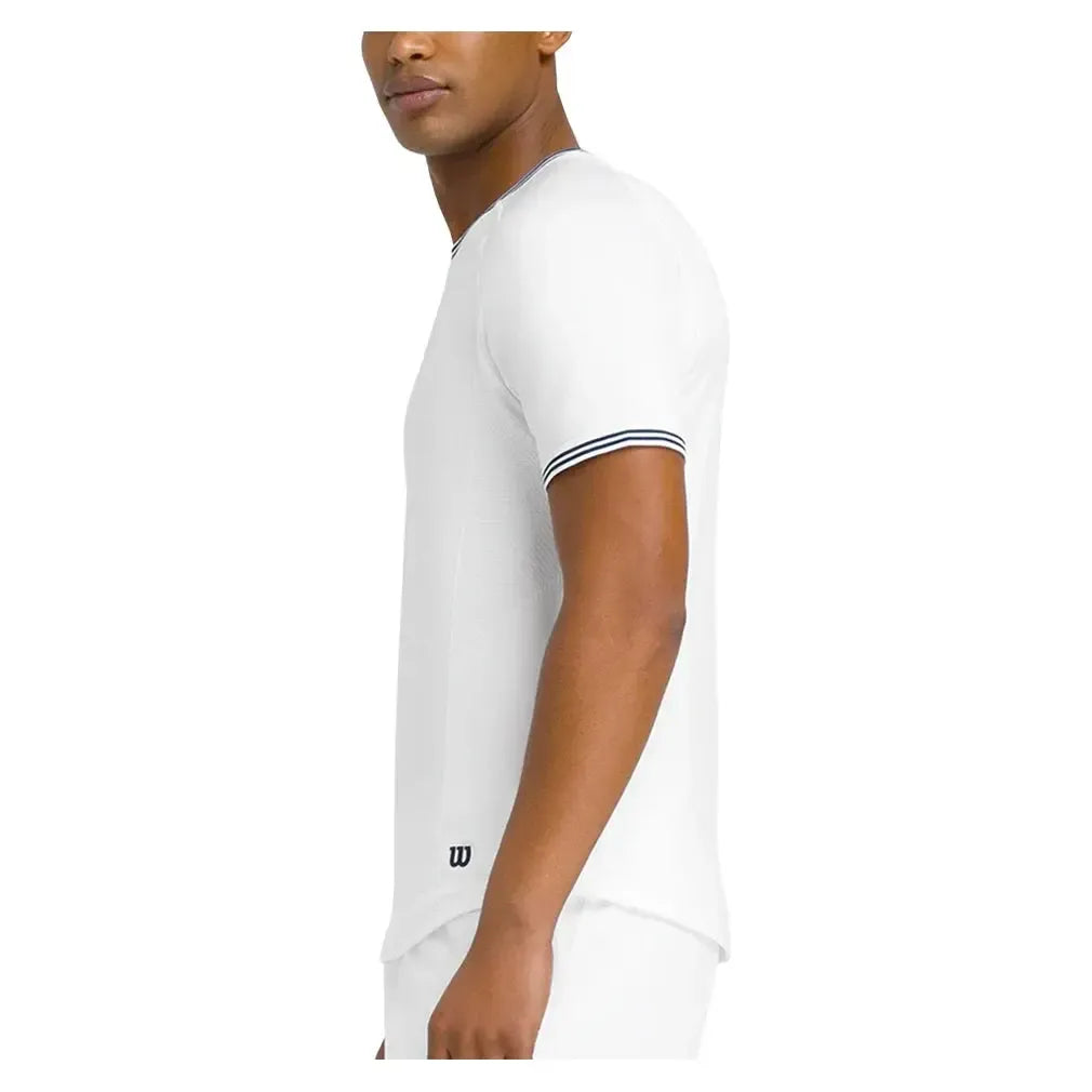 Men's Court Performance Tennis Crew-Apparel-Wilson-WM00310511-W1-Tennis Express