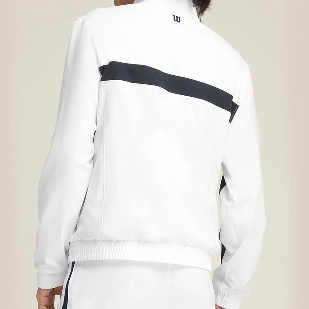 Men's Grand Slam Tennis Jacket Bright White-Apparel-Wilson-WM00316411WTA_1-Tennis Express