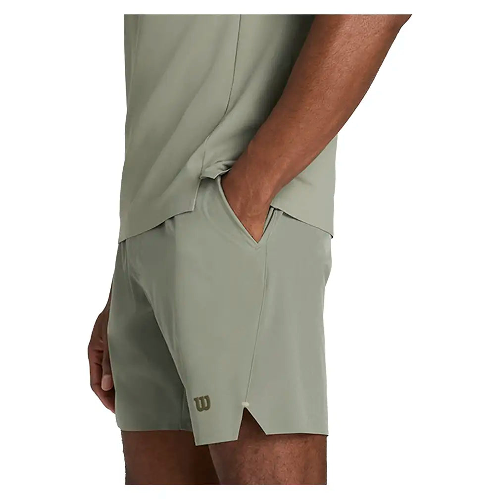Men's Tournament Unlined 7 Inch Tennis Short-Apparel-Wilson-WM00502-S26-g-5-Tennis Express