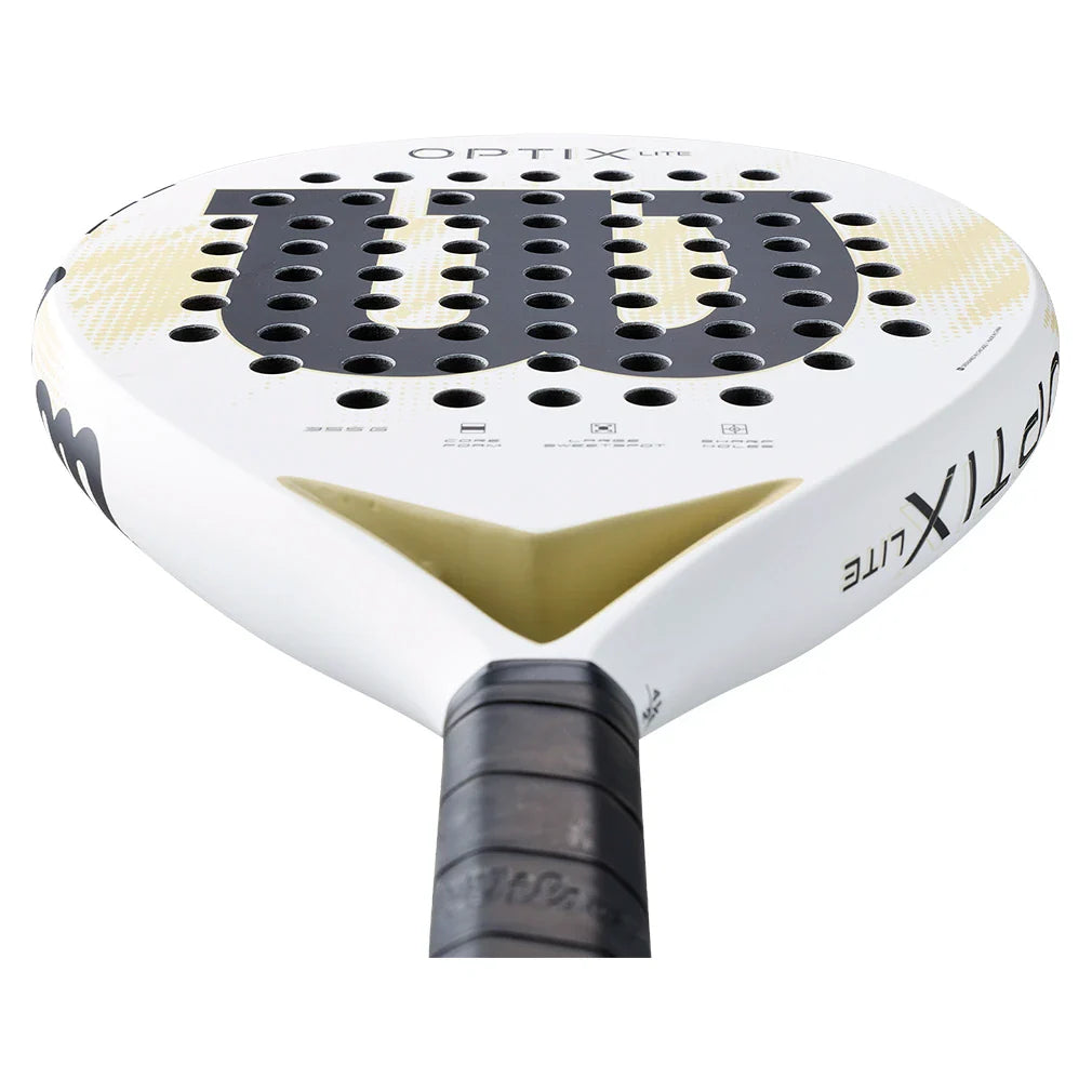 Optix V2 Lite White 2 Padel Racket-Padel Racquets-Wilson-WR190711U2-3-Tennis Express