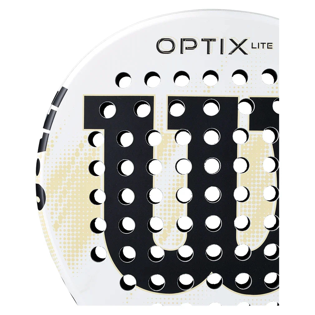 Optix V2 Lite White 2 Padel Racket-Padel Racquets-Wilson-WR190711U2-4-Tennis Express