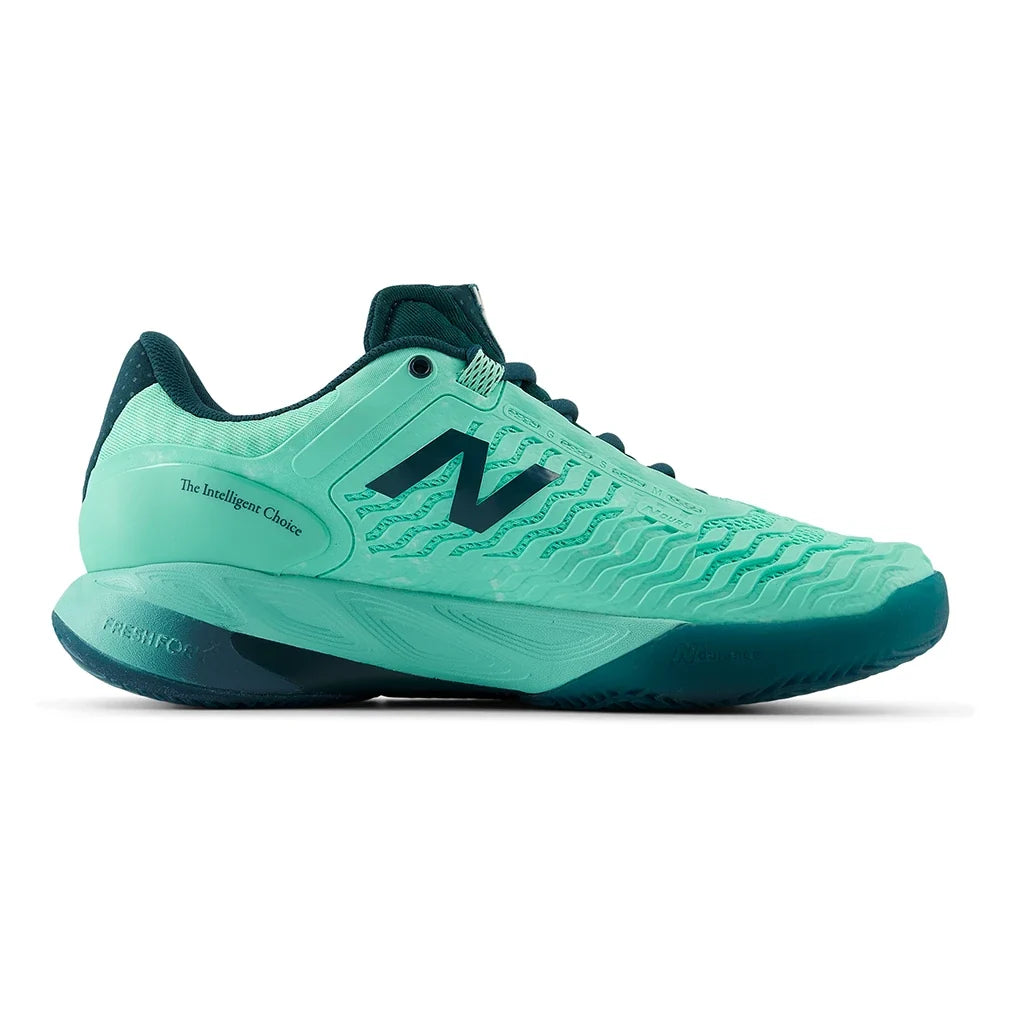 Women's CLAY Court Fresh Foam X CT-Rally v2 D Width Tennis Shoes Deep End and Medusa Green,Footwear,New Balance,,,Tennis Express,WRAL9DMD-2