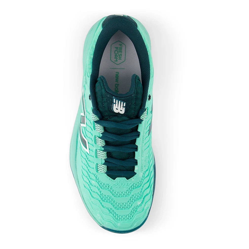 Women's CLAY Court Fresh Foam X CT-Rally v2 D Width Tennis Shoes Deep End and Medusa Green,Footwear,New Balance,,,Tennis Express,WRAL9DMD-3
