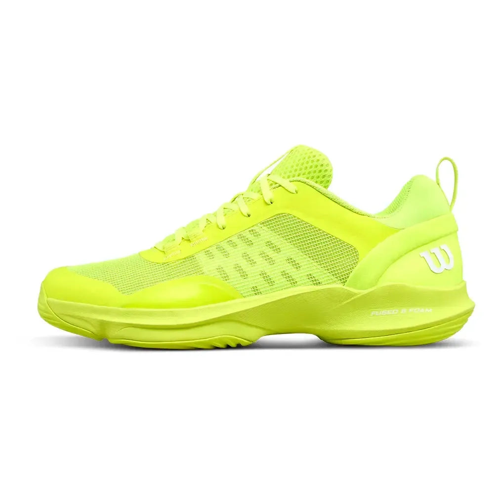 Men's Hurakn Pro V2 Padel Shoes Safety Yellow and White-Footwear-Wilson-WRS335720-F25-1-Tennis Express