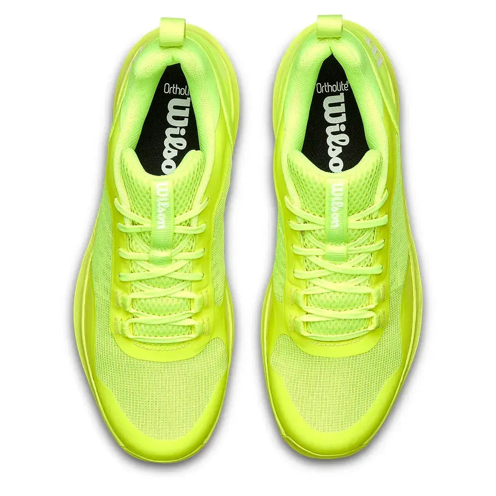 Men's Hurakn Pro V2 Padel Shoes Safety Yellow and White-Footwear-Wilson-WRS335720-F25-3-Tennis Express