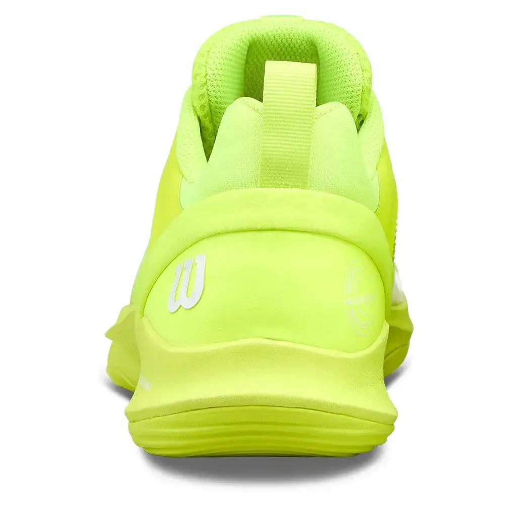 Men's Hurakn Pro V2 Padel Shoes Safety Yellow and White-Footwear-Wilson-WRS335720-F25-4-Tennis Express