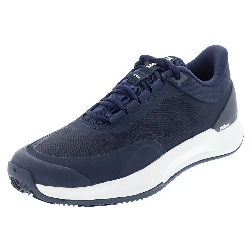 Women's Intrigue Tour Clay Tennis Shoes Navy Blazer and White-Footwear-Wilson-WRS335950U-S25copy-Tennis Express