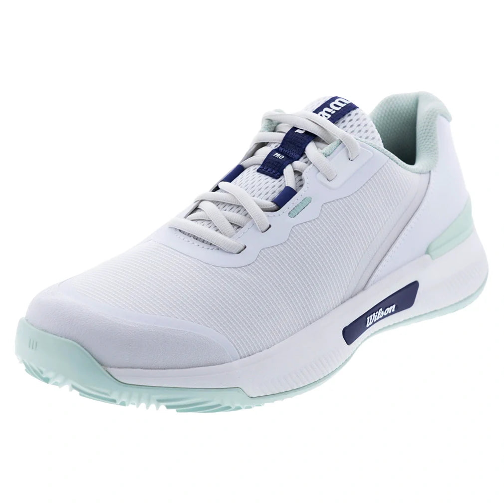 Women's CLAY Court Intrigue Pro Tennis Shoes White and Bay,Footwear,Wilson,White/Bay,5.5,Tennis Express,WRS338320Ucopy