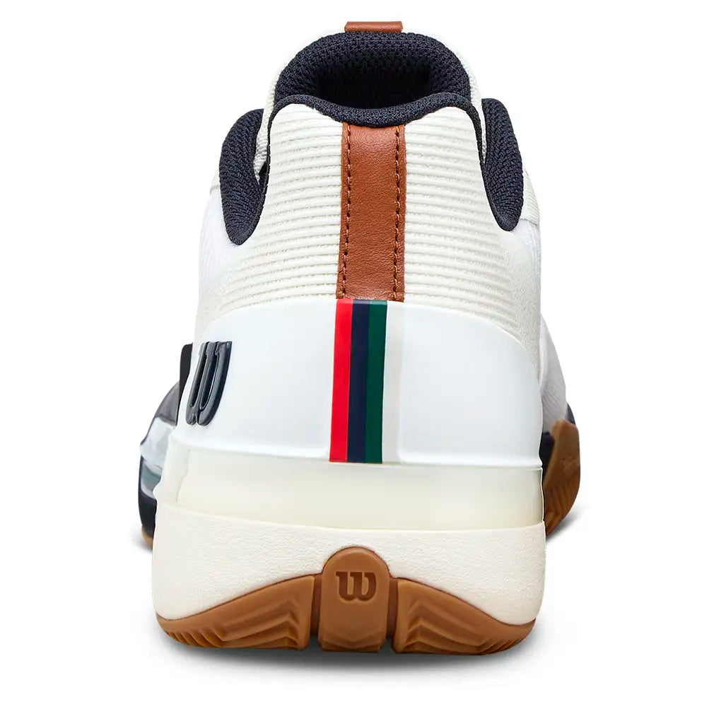 Men's CLAY Court Rush Tour 5 Tennis Shoes White and Navy Blazer,Footwear,Wilson,,,Tennis Express,WRS338640U-U26-4