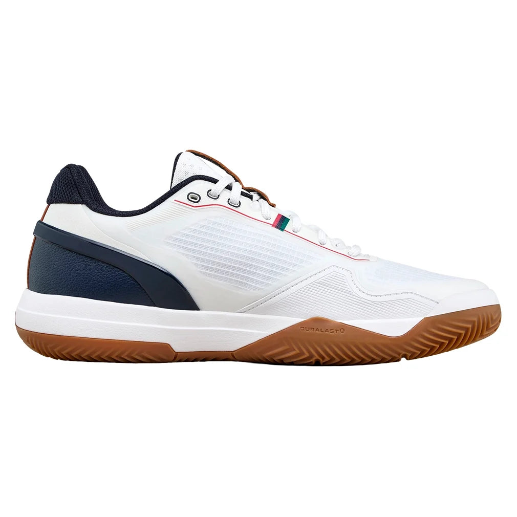 Men's CLAY Court Rush Pro 5 Tennis Shoes White and Navy Blazer,Footwear,Wilson,,,Tennis Express,WRS338670U-U26-2