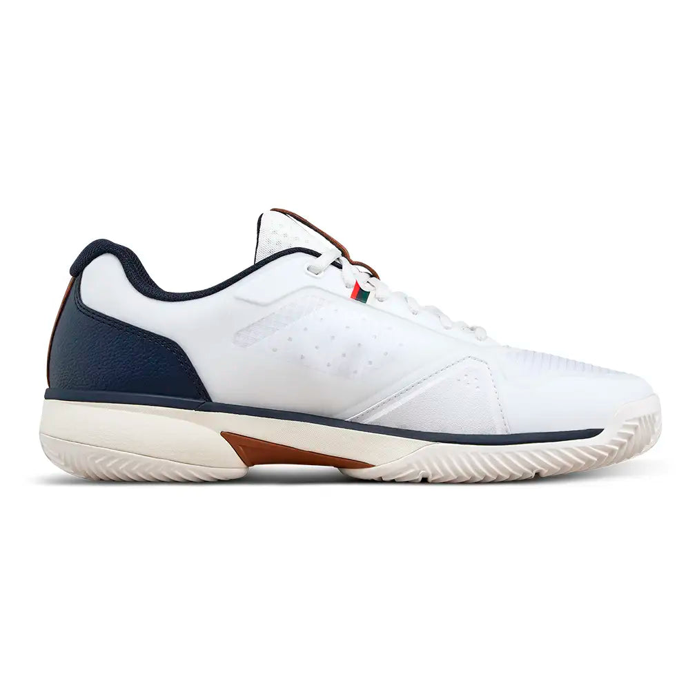 Men's CLAY Court Rush Lite 5 Tennis Shoes White and Navy Blazer,Footwear,Wilson,,,Tennis Express,WRS338680U-2