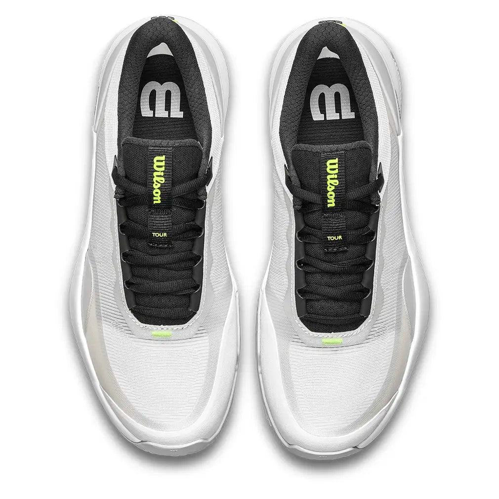 Women's CLAY Intrigue Tour Tennis Shoes Snow White and Titanium,Footwear,Wilson,,,Tennis Express,WRS339640U-F26-3