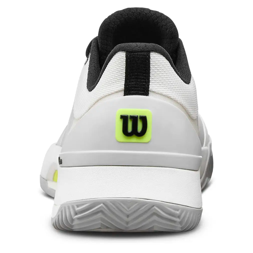 Women's CLAY Intrigue Tour Tennis Shoes Snow White and Titanium,Footwear,Wilson,,,Tennis Express,WRS339640U-F26-4