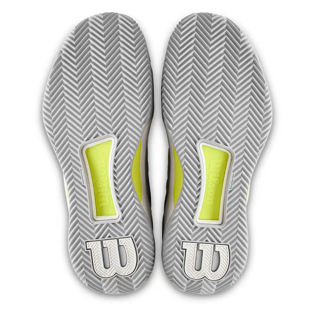 Women's CLAY Intrigue Tour Tennis Shoes Snow White and Titanium,Footwear,Wilson,,,Tennis Express,WRS339640U-F26-5