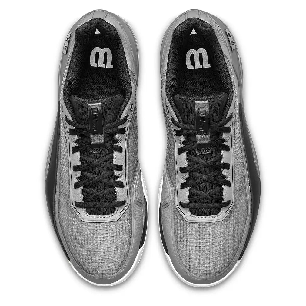 Men's CLAY Court RUSH TOUR 5 Tennis Shoes Titanium and Black,Footwear,Wilson,,,Tennis Express,WRS339660U-F26-3