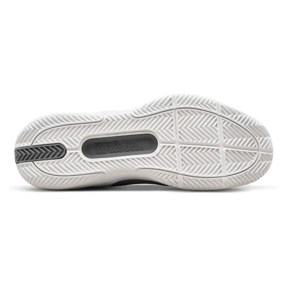 Men's CLAY Court Rush Pro 5 Tennis Shoes Titanium and Snow White,Footwear,Wilson,,,Tennis Express,WRS339680U-F26-5