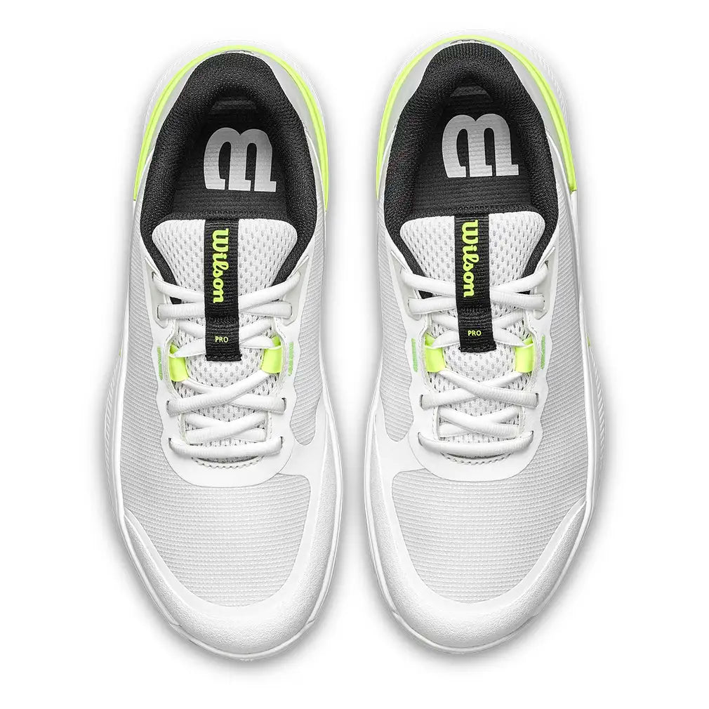 Women's CLAY Intrigue Pro Tennis Shoes Snow White and Titanium,Footwear,Wilson,,,Tennis Express,WRS339690U-F26-3