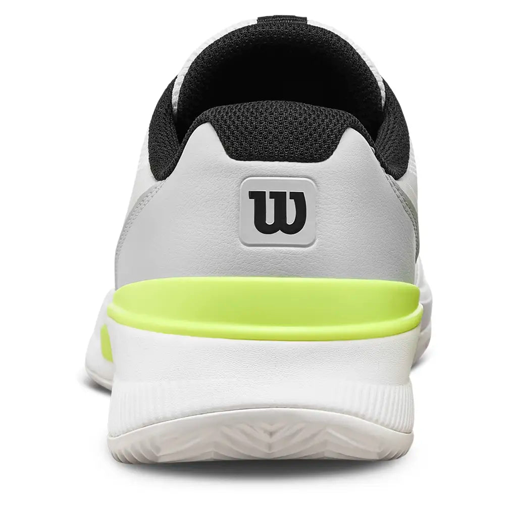 Women's CLAY Intrigue Pro Tennis Shoes Snow White and Titanium,Footwear,Wilson,,,Tennis Express,WRS339690U-F26-4