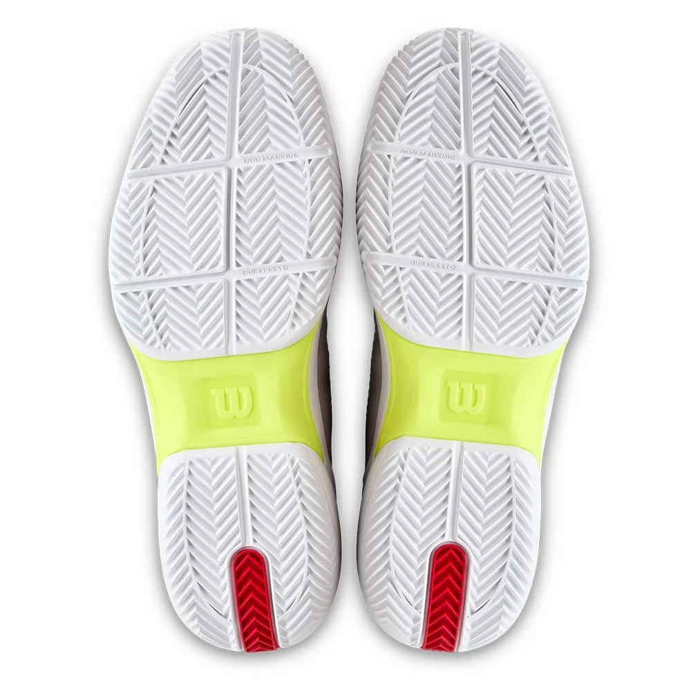 Men's Rush Lite 5 Clay Tennis Shoes White and Black-Footwear-Wilson-WRS339970U-5-Tennis Express