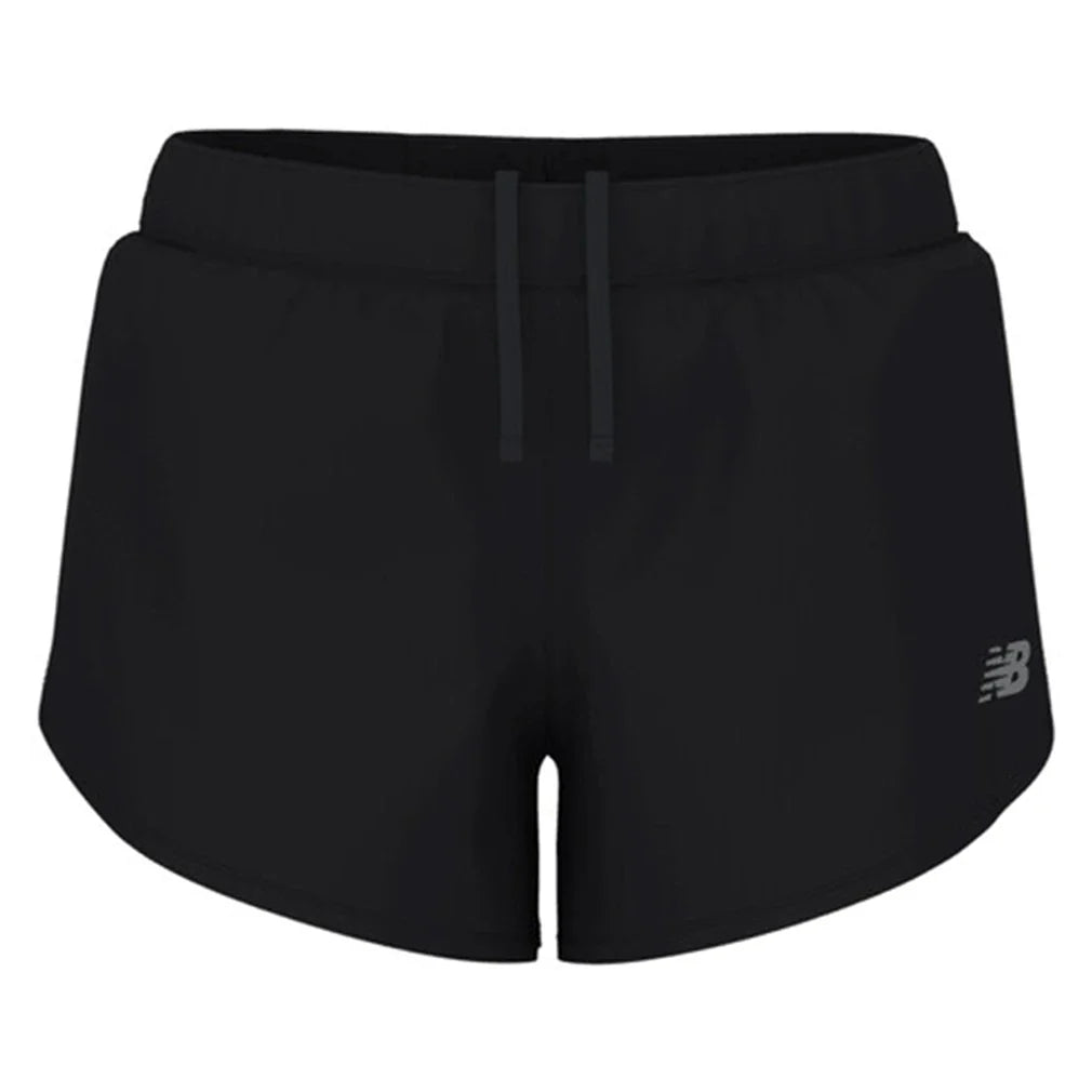 Women's 3 Inch Sport Short Black,Apparel,New Balance,,,Tennis Express,WS51209-BKB