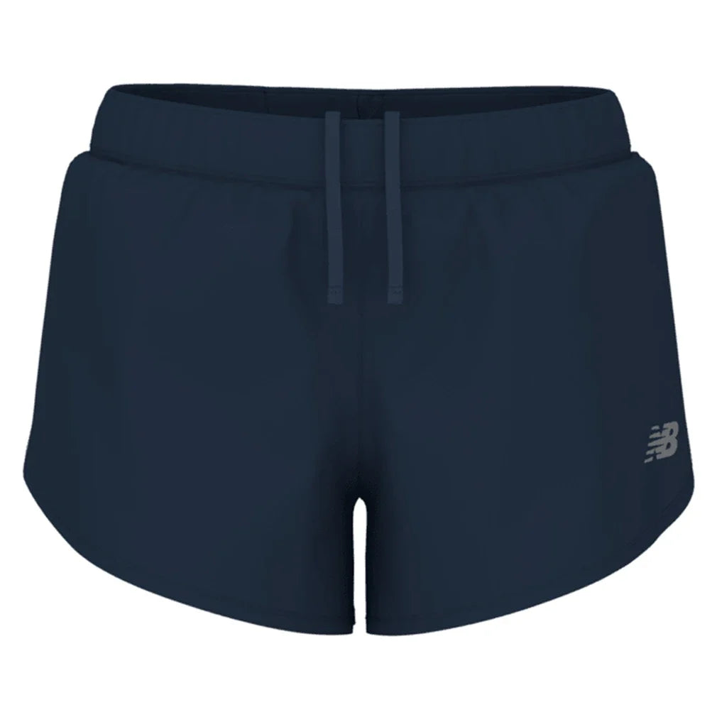 Women's 3 Inch Sport Short NB Navy,Apparel,New Balance,NB Navy,XS,Tennis Express,WS51209-NVY