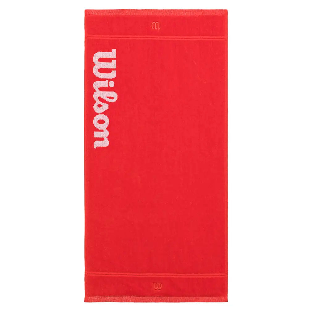 Unisex Tennis Sport Towel Red,Accessories,Wilson,Red,One Size,Tennis Express,WU00130W001001-1