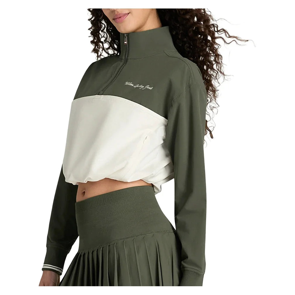 Women's Davenport Woven Tennis Pop Over Top Grape Leaf-Apparel-Wilson-WW00210E033001-1-Tennis Express