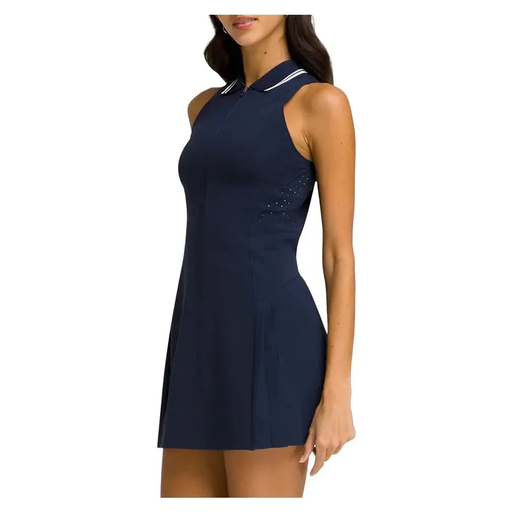 Women's All Court Tennis Dress Classic Navy-Apparel-Wilson-WW00397511-DBCF25-1-2-[Sku]-Tennis Express