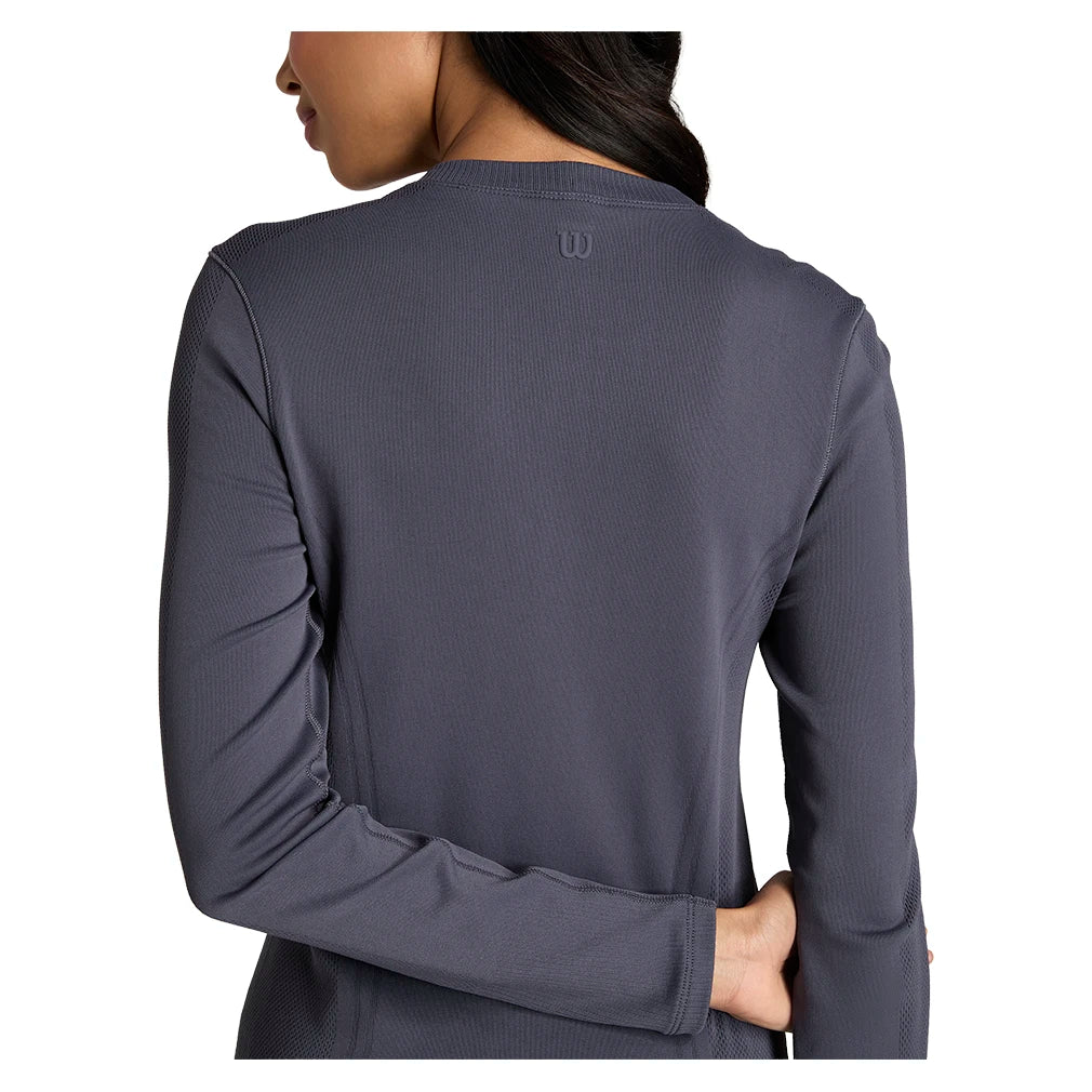 Women's Pro Seamless Long Sleeve Tennis Top Graystone-Apparel-Wilson-, [current_file_name-Tennis Express