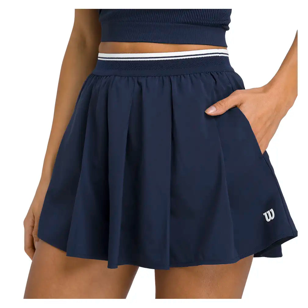 Women's Velocity 2 Inch Pleated Lined Tennis Short,Apparel,Wilson,,,Tennis Express,WW00470511-dbc-3