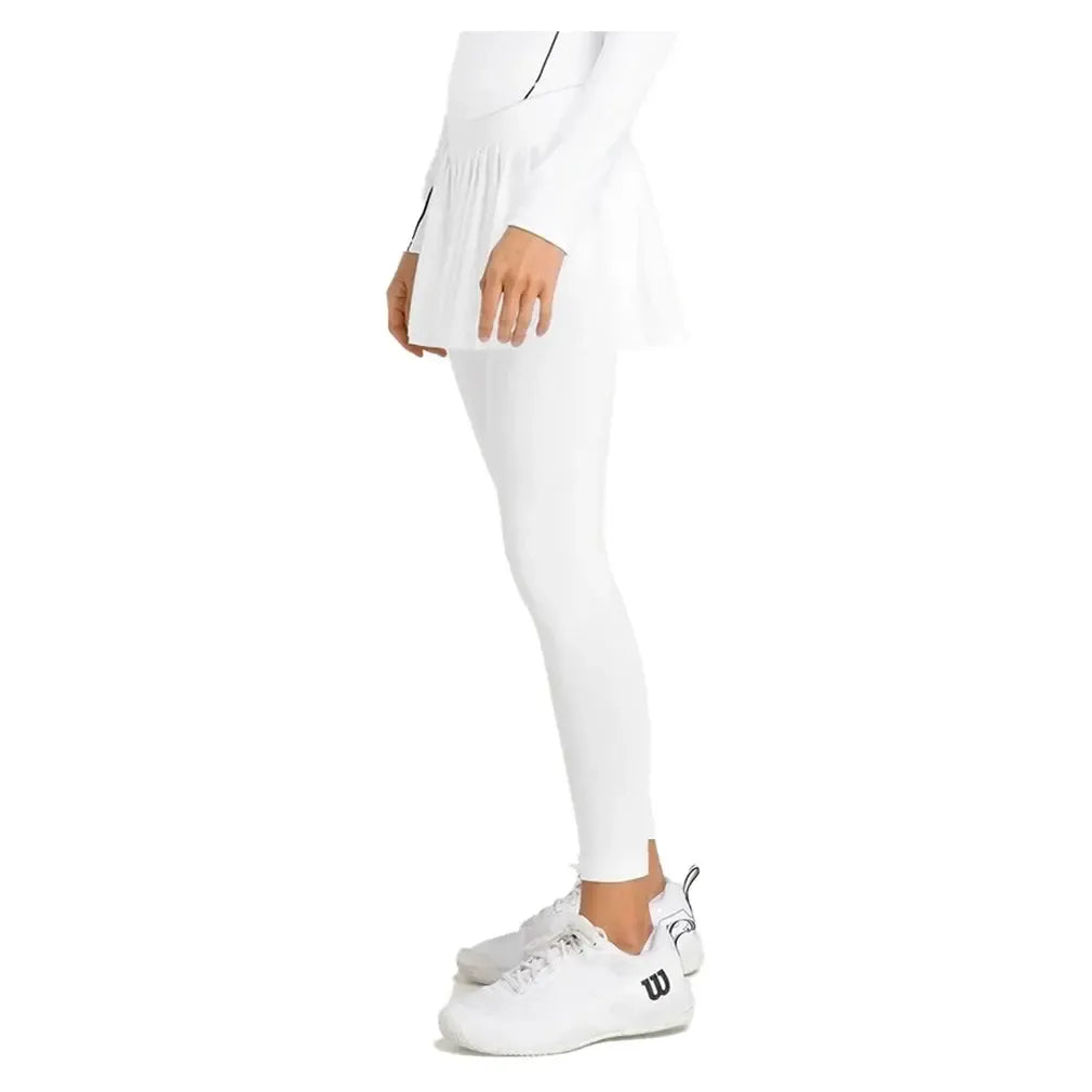 Women's Midtown Skirty Tennis Tight Bright White-Apparel-Wilson-WW00491511WTA-S25-1-Tennis Express