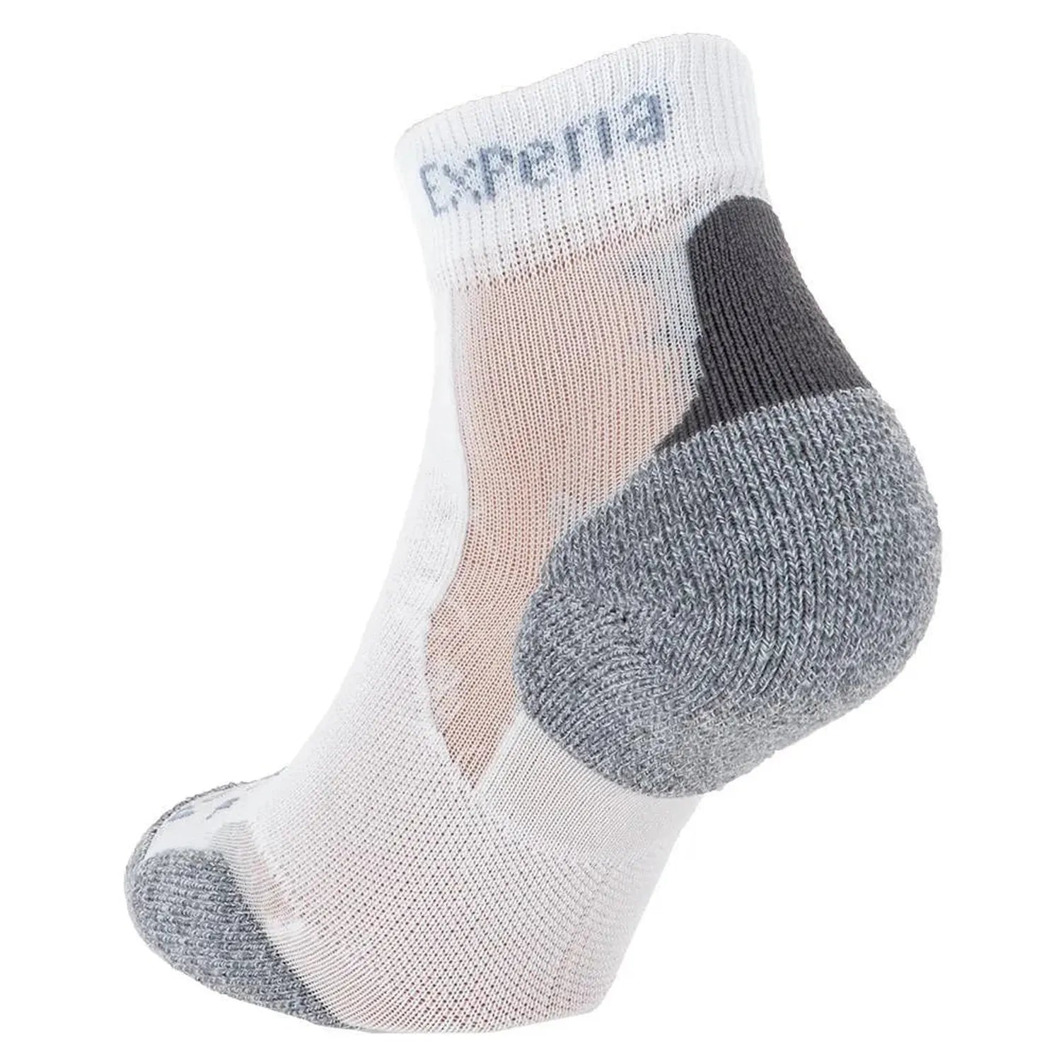 Experia Techfit Light Cushion Ankle Tennis Socks-Socks-Thorlo-XCMU-White-Back-Tennis Express
