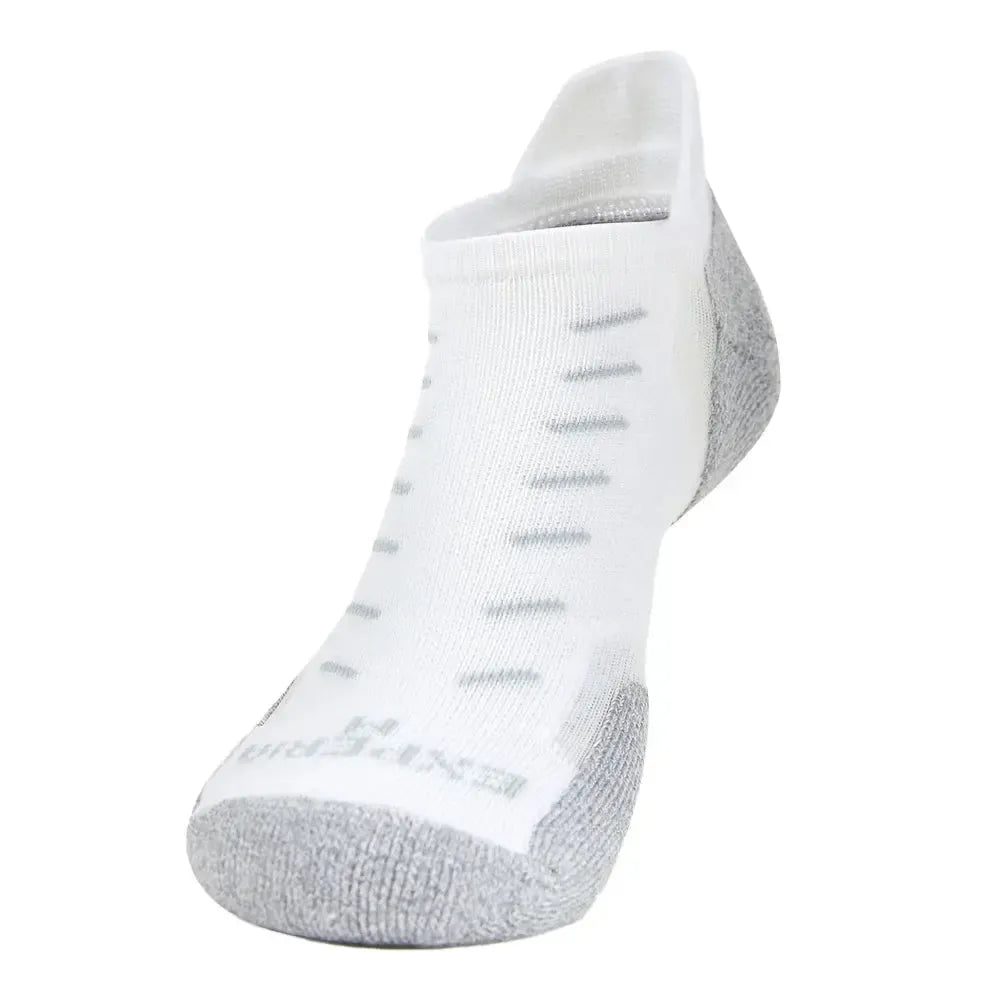 Experia Techfit Light Cushion No Show Tab Multisport Socks White-Socks-Thorlo-XCTU01-110-Tennis Express