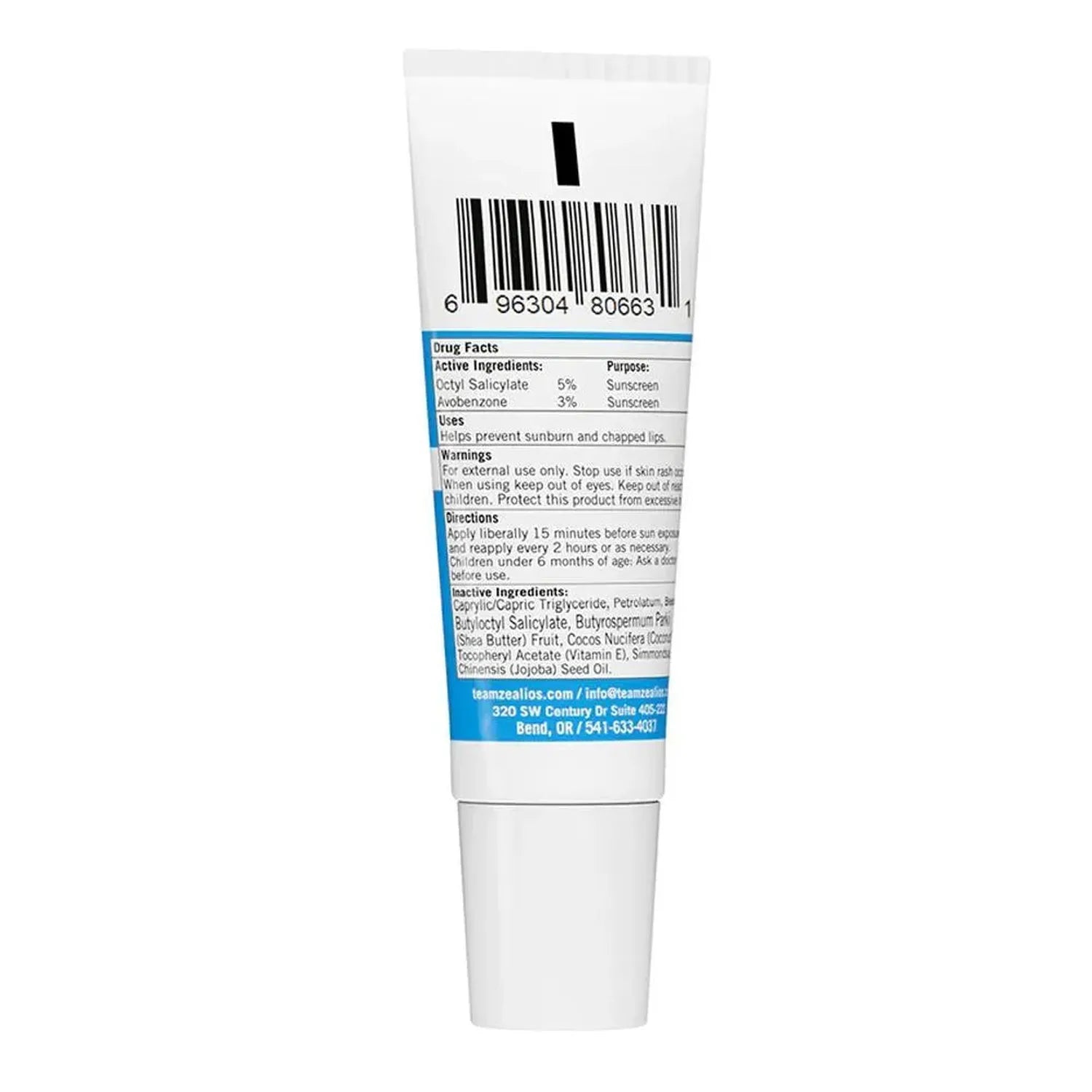 LipGuard SPF 28 Lip Balm .25oz-Accessories-Zealios-ZSC-LIPNS-1-Tennis Express