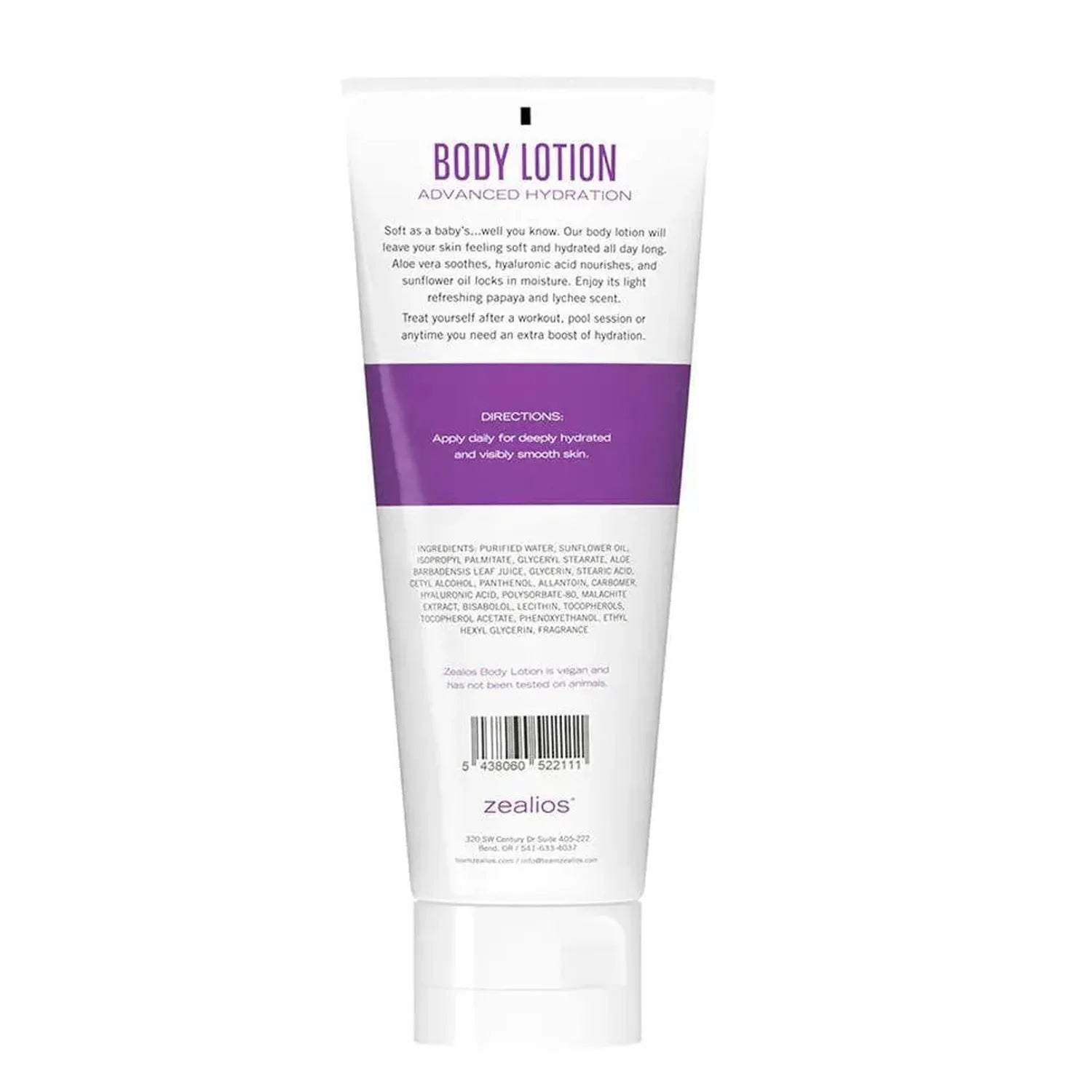 Body Lotion - 8oz-Sports Medicine-Zealios-ZSC-LOT-1-Tennis Express