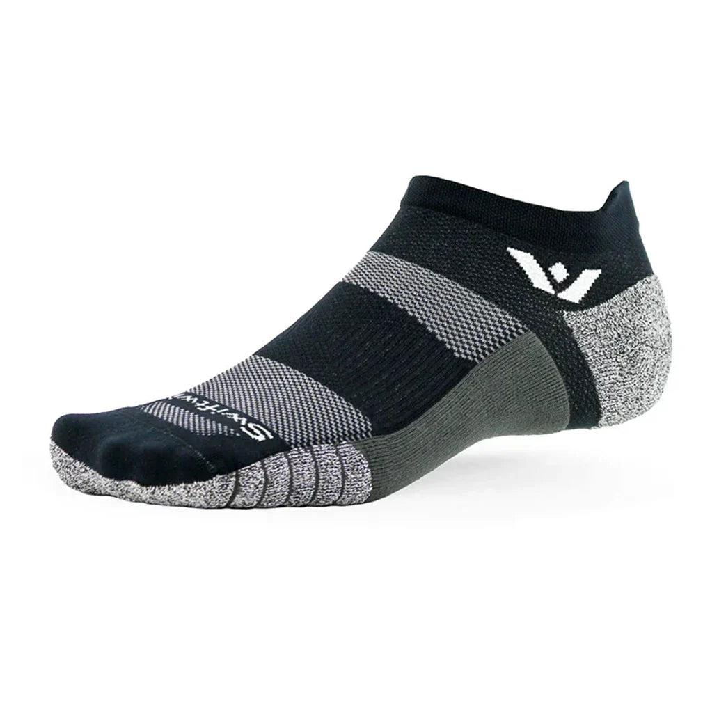 Flite XT No Show Socks Black-Socks-Swiftwick-ZX010ZZ-Black-Tennis Express