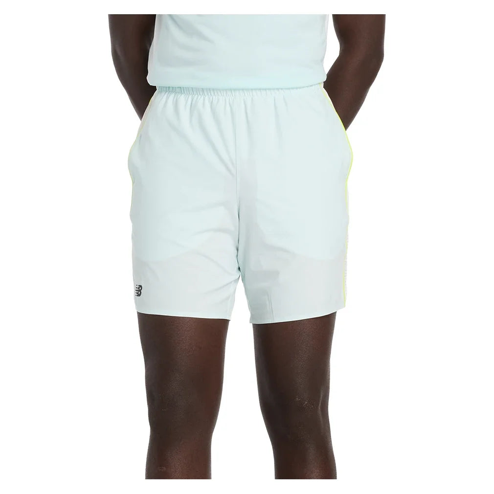 Men's Tennis Tournament 7 Inch Short Glint Blue-Apparel-New Balance-mb61v34taaw-Tennis Express